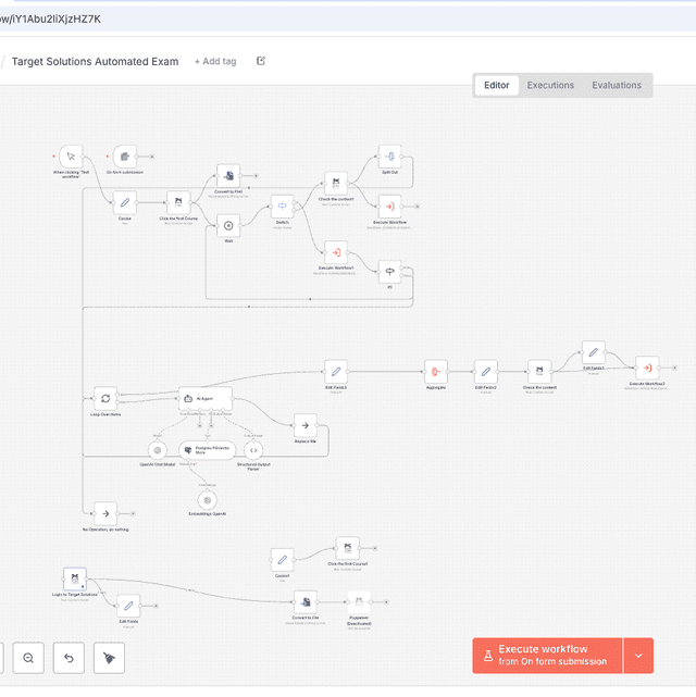 Automated Online Exam Answering with AI and Puppeteer